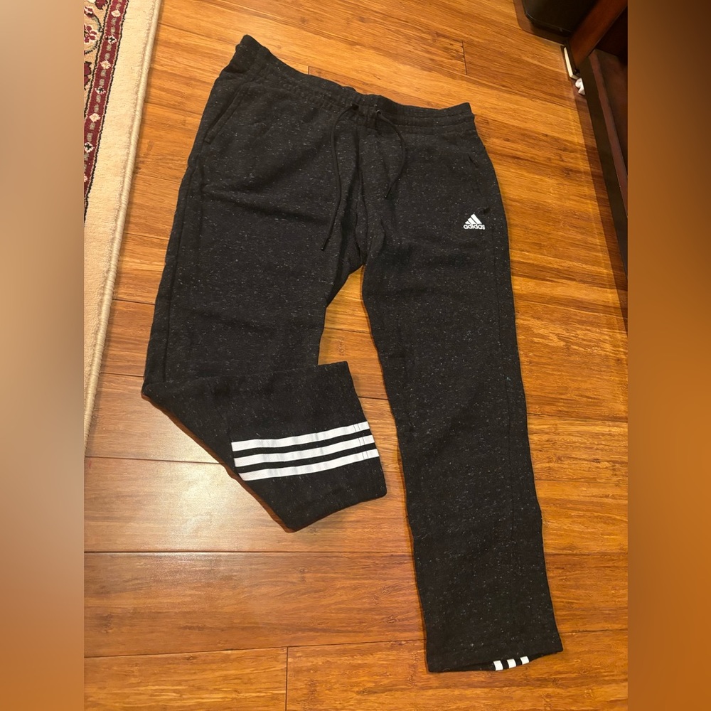 Dark gray adidas 7/8th length jogger